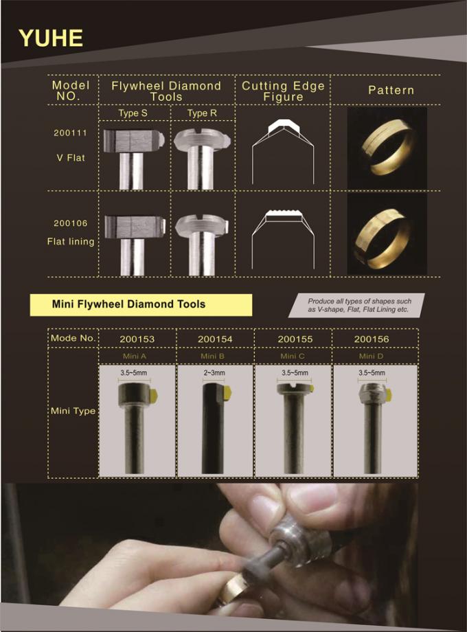 Wear Resistance 110 Degree 3.5mm Flywheel Diamond Tools 4