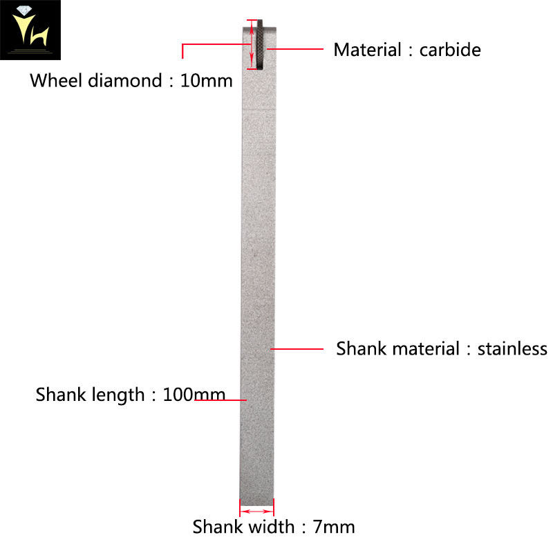 China Carbide 10mm Millgrain Wheel Jewelry Background Tools factory